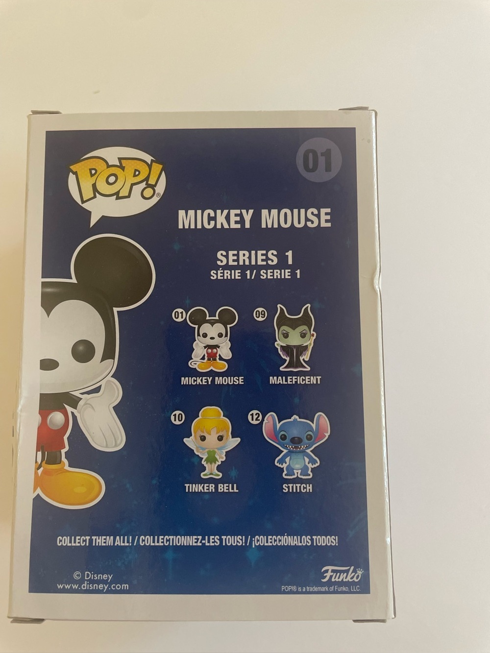 Disney Mickey Mouse pop figurine in glitter gold - Picture 3 of 6